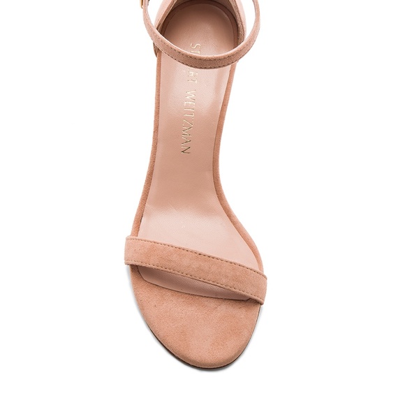 Stuart Weitzman Ankle Strap Sandal Nude Pink - Picture 9 of 12